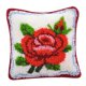 thumbnail image 1 of Kit De Gancho De Cierre De Flor De Rosa Roja Para Funda De Almohada DIY Funda De Cojín De Sofá, 1 of 5