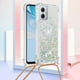 thumbnail image 2 of Funda FOXDOCK para Motorola Moto G 5G 2023 con Cuerda Ajustable, Brillo Líquido, Protección Antigolpes y Lente – Ideal para Regalo, 2 of 6