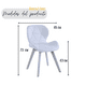 thumbnail image 2 of Silla Radar Wood Blanca, 2 of 4
