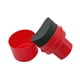 thumbnail image 2 of Cepillo De Esponja Para Aplicar Detalles De Ruedas De Automóviles Genérico Herramienta Resistente Para Encerar Neumáticos Esponja Dura Curva Roja, 2 of 3