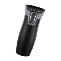 Magideal - Taza De Material Acero Inoxidable Bebidas Calientes Frías De Doble Pared Frascos Fáciles De Limpiar Taza De Con Vaso Aislado Al Vacío De Negro