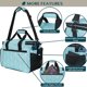 thumbnail image 4 of Bolsa para Lanas PAVILIA Gran Organizador de Tejido - Verde Azulado, 4 of 7