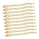 thumbnail image 2 of 10x Extensor De Cadena, Accesorios Para Hacer Joyas, Regalos De Vacaciones, Pulsera, Collar Dorado, 2 of 5