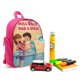 thumbnail image 3 of La Señorita Polly Tenía una Muñeca Mochila Escolar para Niños y Niñas, Mochila Infantil Ligera de Alta Calidad, Grande y Duradera ROSA, 3 of 6