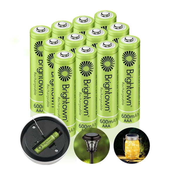 Pilas Aaa Recargables 600 Mah (paquete De 12)