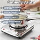 thumbnail image 2 of Cocina Cocinilla Eléctrica 1 Plato Acero Inoxidable Encimera 1000w Plateado, 2 of 10
