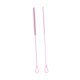 thumbnail image 2 of 2 Cepillos Limpiadores De Pajitas De Silicona Reutilizables Para Teclados Con Pajitas, Color Rosa, 2 of 5