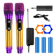 thumbnail image 1 of "Micrófono Mic-Belug  108 Inalámbrico Profesional Karaoke Kit 2pcs colorido ", 1 of 5