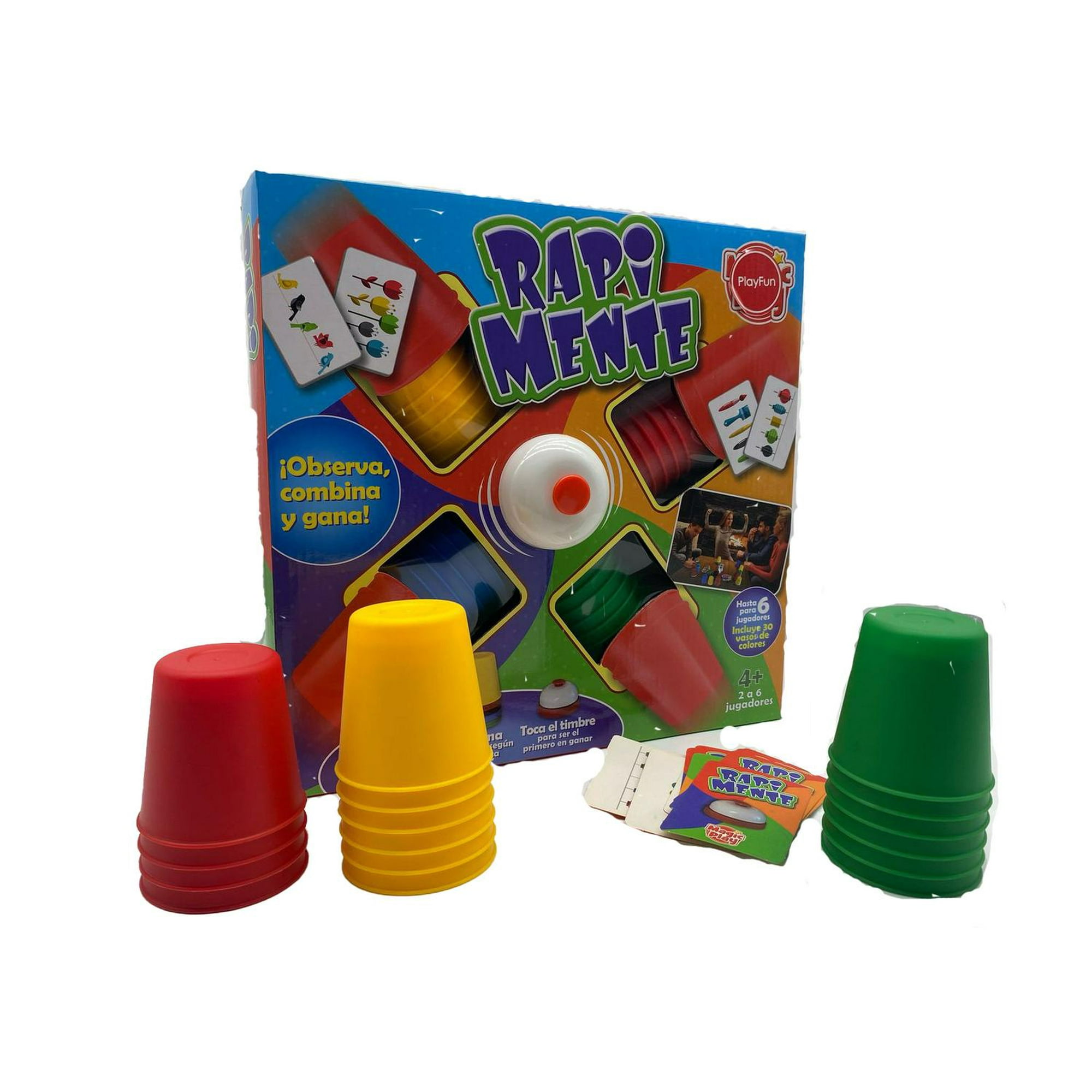 Juego de Mesa Rapi Mente Clásico Playfun multicolor | Lider