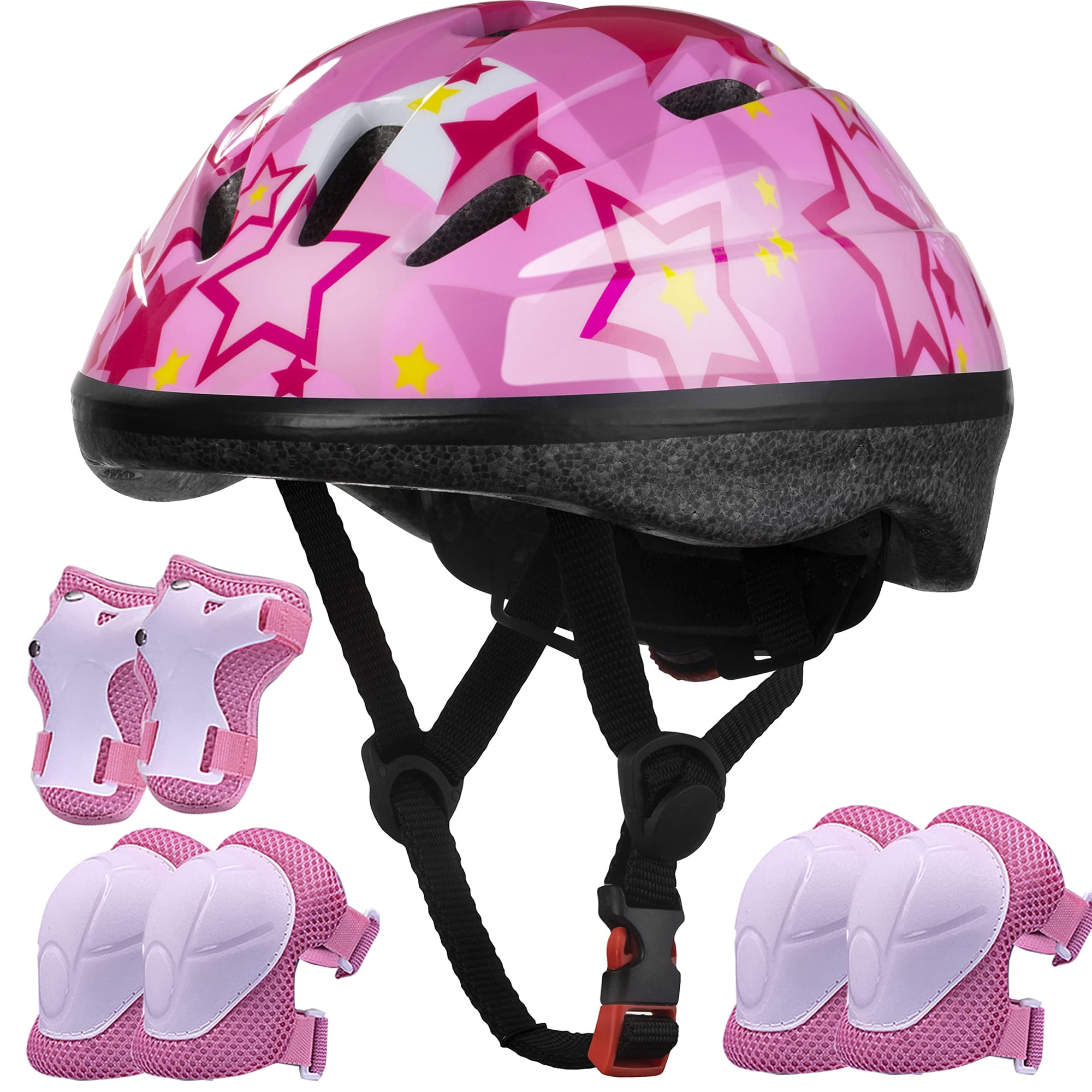 Casco Lamsion Para Niños Ajustable De 3 A 8 Años Con Almohadillas Y Toalla
