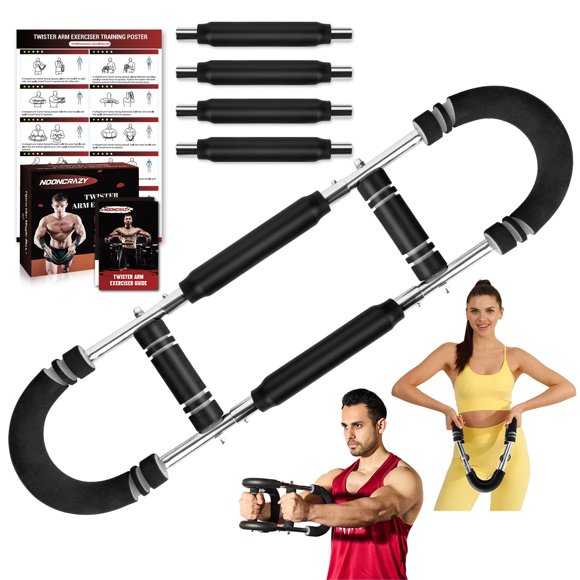 Entrenador de brazos Twister NOONCRAZY ajustable con resistencia de 4 muelles