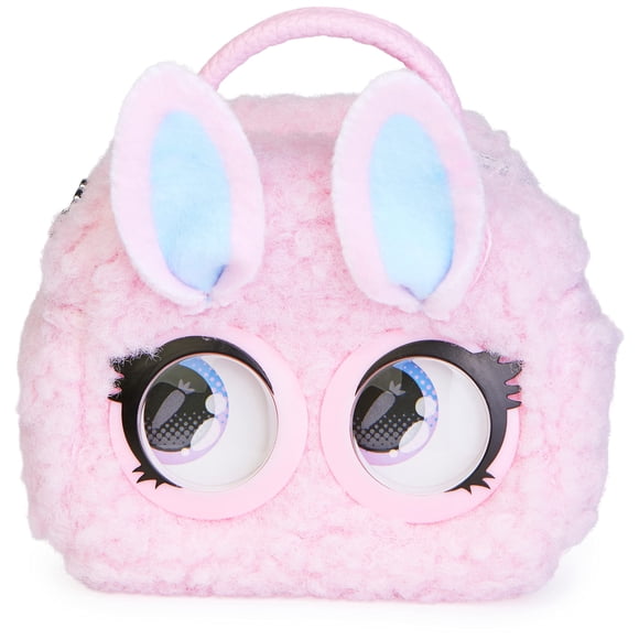 Monedero para mascotas Micros Fuzzy Bunny BB Mini Kids con rollo de ojos
