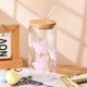 thumbnail image 2 of Vaso de vidrio ANABIUP con tapa mariposa y pajita 470 ml, 2 of 7