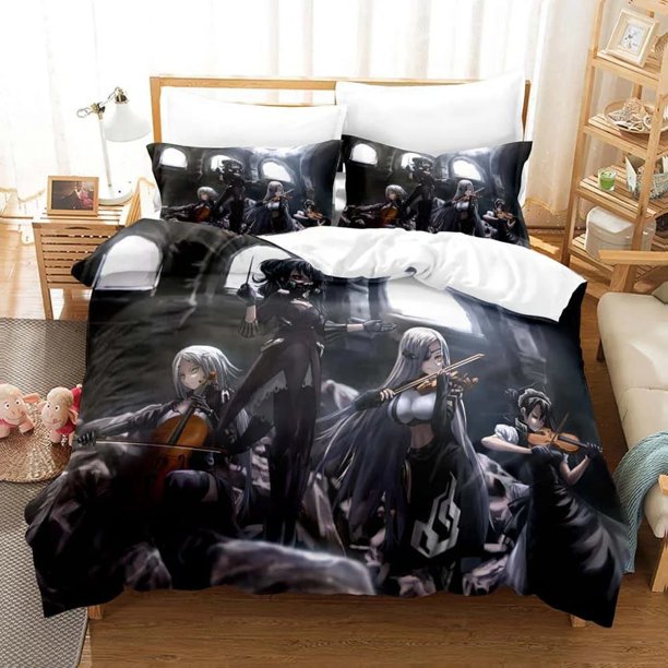 Girls' Frontline Bedding Set Bed Set Adult Kid Bedroom Duvet cover Sets Home Textiles