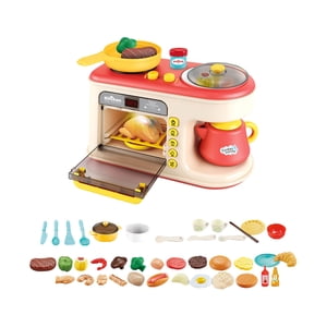 Bothyi - Juego De Cocina Con Horno, Horno, Accesorio De Cocina Para Educación, Cumpleaños, Rojo
