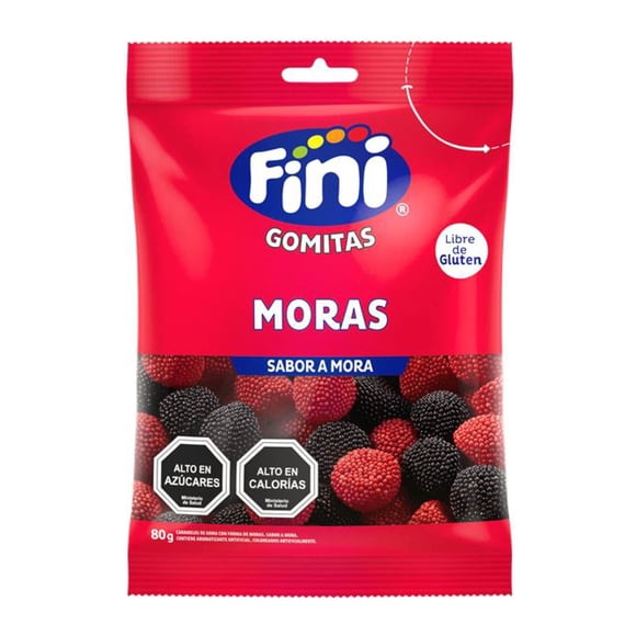 Gomitas Moras Fini, 80 g