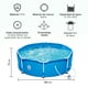 thumbnail image 3 of Piscina con Filtro 6125 L 76x360 cm Celeste, 3 of 6