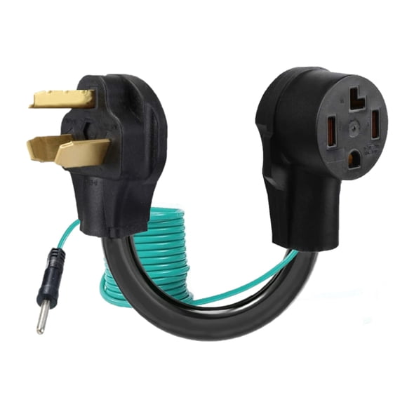 Adaptador para secadora Eversimpleinc de 4 a 3 clavijas, 30 A, 250 V, 1 pie