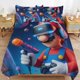 thumbnail image 1 of Super Mario 3-Piece Comforter Set for Bedroom Super Mario Bedding Set for Kids Adults Soft Microfiber Duvet Cover Set with Zipper Closure, 1 of 5