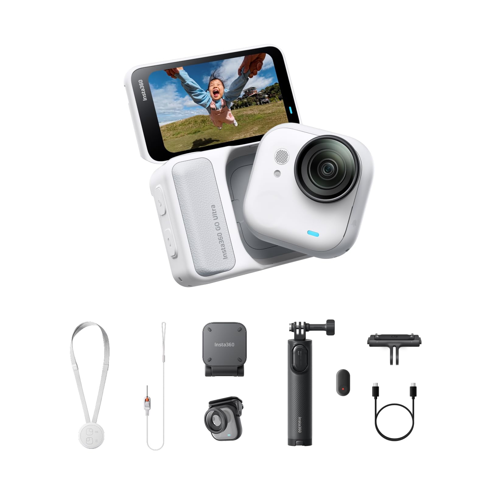 Cámara Insta360 Go Ultra 4k Pov Ligera E Impermeable