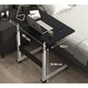 thumbnail image 3 of Mesa Escritorio Ajustable Con Ruedas Auxiliar 60x40x85  NEGRO, 3 of 4