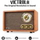 thumbnail image 3 of Radio Bluetooth Victrola Retro Wood con altavoces integrados, 3 of 4