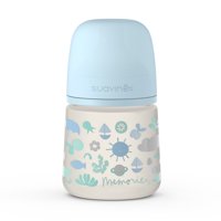 Suavinex - Mamadera 150 Ml Fisiologica Silicona Sx Pro Memo Print Az