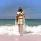thumbnail image 2 of Los Archies Toalla de playa de secado rápido con diseño temático, regalo para mujeres y niñas, ideal para cumpleaños, fans, amantes de la música, uso en la playa o al aire libre, 78 × 160 cm, 2 of 6