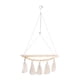 thumbnail image 1 of Estante de macramé para colgar en la pared, decoración bohemia, duradero para dormitorio, baño, pared interior, accesorio versátil, fácil de instalar,, 1 of 5