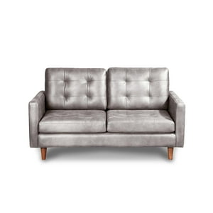 Latam Home - Sofa Napoles 2 C Cuero Kentucky Gris