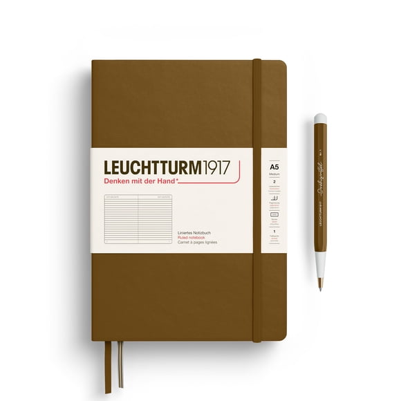 Cuaderno LEUCHTTURM1917 Tapa Dura Mediano A5 251 Páginas Rayadas
