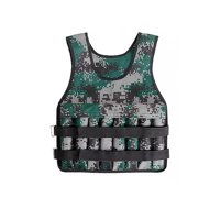 Sdmed - Chaleco Ajustable Militar (Vacío Ser Rellenado) Hasta 20 Kg