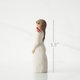thumbnail image 2 of Figura esculpida pintada a mano Willow Tree Messenger, 2 of 5