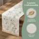 thumbnail image 4 of Largo Camino de Mesa Floral Lavable para Decoración de Cocina y Comedor, Ideal para Decoraciones de Cumpleaños Verde 39x180cm, 4 of 6