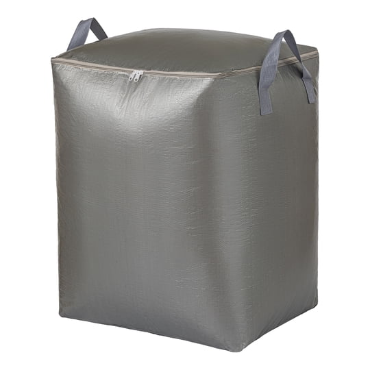 Regalwoven 1 Pcs Almacenamiento De Ropa, Bolsa De Almacenamiento, Bolsa De Mudanza Para Organizar Edredones, Organizador De Armario Y Almacenamiento Con Asas Gris 23.6*19.7*31.5in