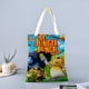 thumbnail image 2 of Jungle Bunch Bolso de tela con estampado de lienzo para mujer, bolsa de compras reutilizable y estética, con cremallera interior, regalo para mujer,38*45cm., 2 of 6