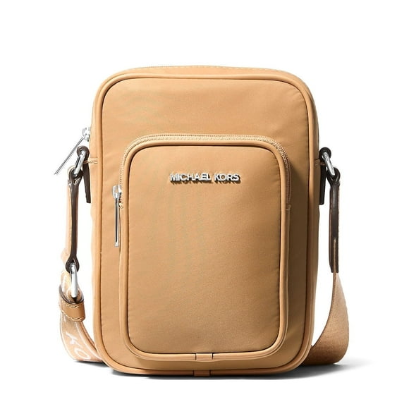 Cartera Crossbody Michael Kors Khai Nylon North South Maní