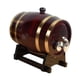 thumbnail image 2 of Barril De Envejecimiento De Madera Con Espiga, Barril De Madera Para Vino De Regalo, Para Mesa De Vino, 1,5 L, Retro, 2 of 5