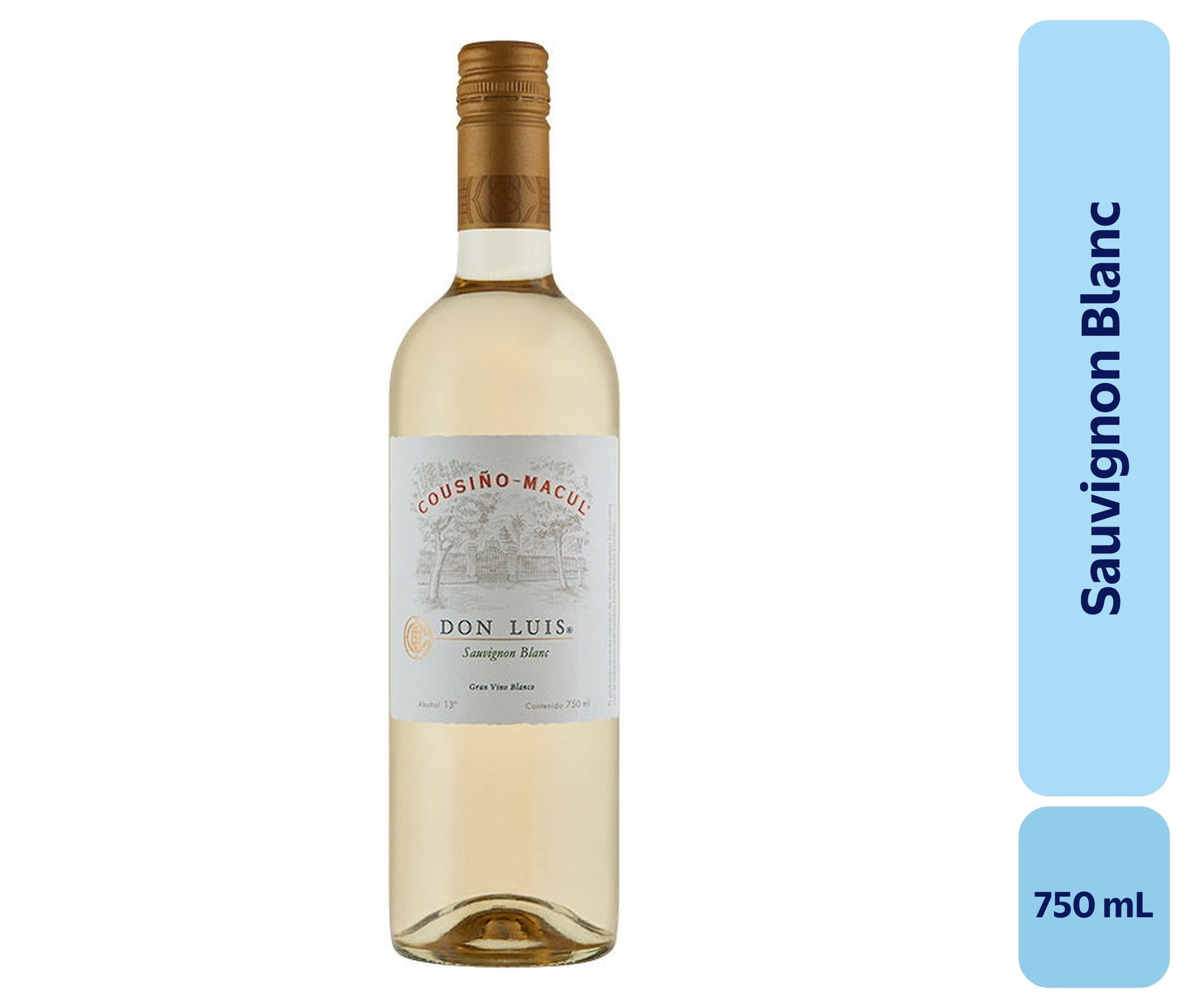 Vino Sauvignon Blanc Botella 750 mL Cousino Macul