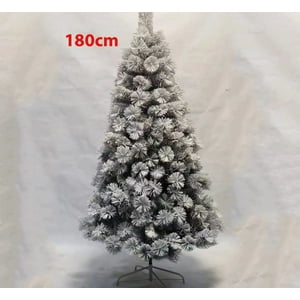 Aladdins Shop - Arbol De Navidad Nevado - Pino Verde Artifical 180Cm *
