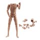 thumbnail image 1 of Escala 1: 6 Cuerpo Desnudo Masculino Posible 28 Articulaciones Movibles 12 "Figura De Acción Trigo, 1 of 5