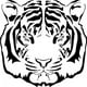 thumbnail image 1 of Decomural Tiger Head Big Cats WS-32708, 1 of 2