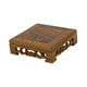 thumbnail image 1 of Pedestal De Madera Con Base De Artesanía Tradicional Para Decoración Del Hogar Y La Oficina, 8 X 8 X 3,8 Cm, 1 of 5