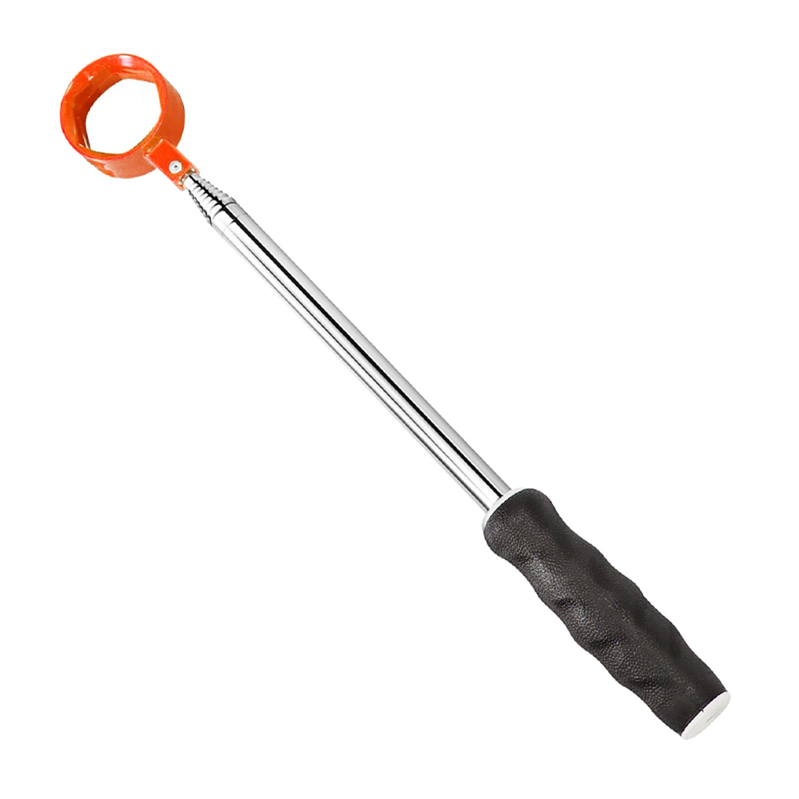 Ioensy - Recogedor De Pelotas De Golf Retriever Herramienta De Garra De Agarre Extensible Recuperador De Pelotas De Golf 9Ft Naranja