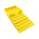 thumbnail image 2 of tazas cuadradas bebidas taza de silicona sostenedor de alfombrilla de té tazas taza conjunto amarillo, 2 of 5