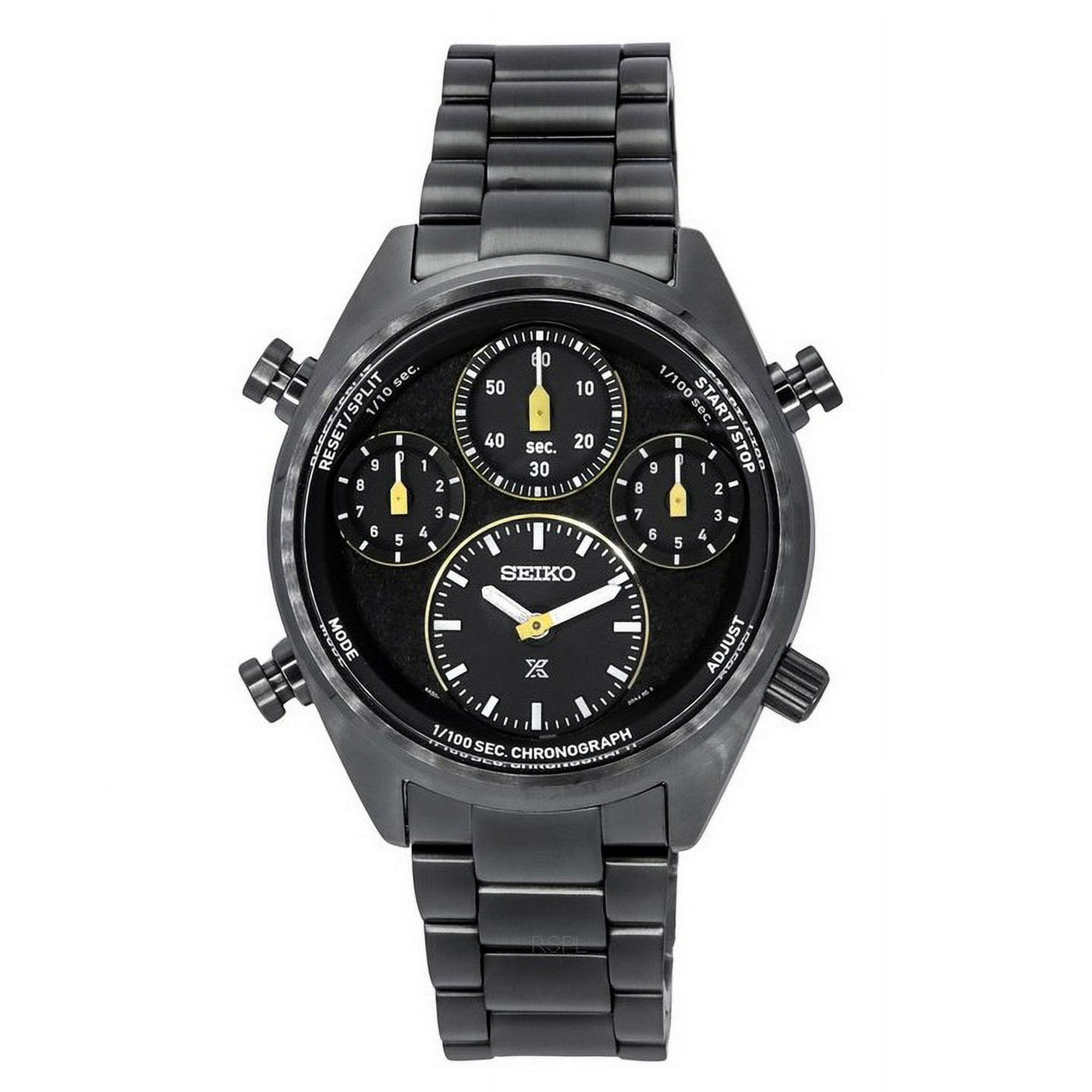 Reloj Seiko Prospex Speedtimer Limited Edition Chronograph Stainless Steel Black Dial Solar Sfj007p1 100m Men's Watch