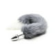 thumbnail image 2 of Plug Anal Cola de Zorro Acero Inoxidable Negro y Blanco Talla S, 2 of 2