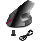 thumbnail image 2 of Mouse vertical inalámbrico ergonómico recargable negro, 2 of 3