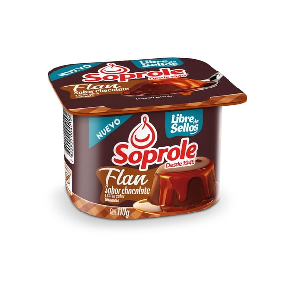 Flan Sabor Chocolate Pote, 110 g