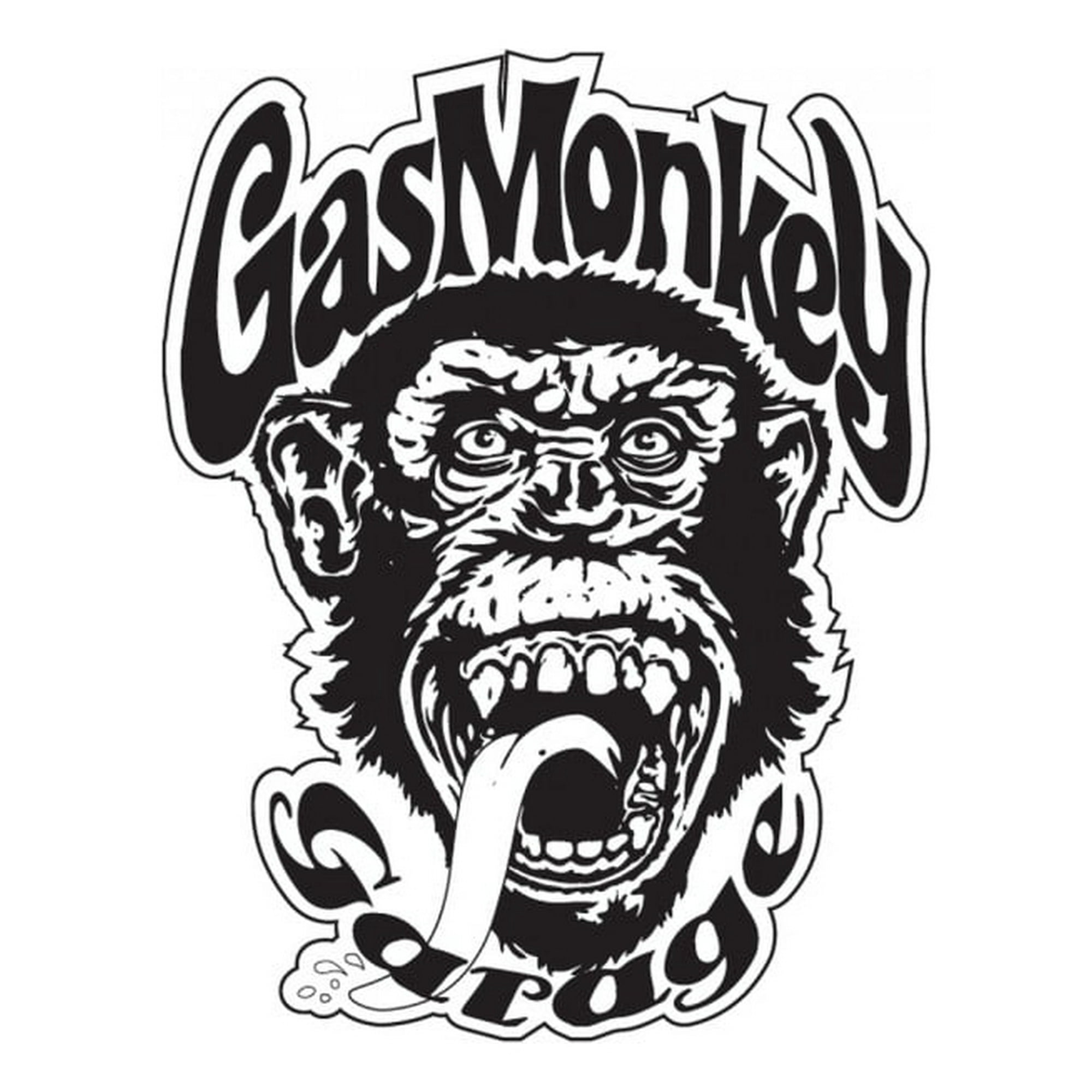 Rienda Libre Graphics - Decomural Gas Monkey Tv Logo Ws-34208